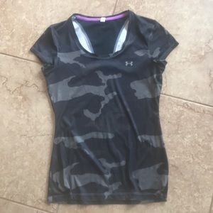 Camo Under Armour Workout Top